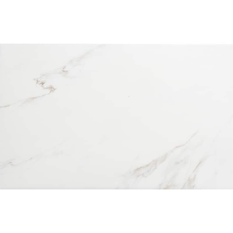 Huntington 12x24 White Matte Porcelain Tile - Floor, Wall - Large Format - 4 x 4 Sample - White