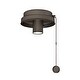 preview thumbnail 2 of 5, Fanimation Ceiling Fan Low Profile Light Kit Fitter Matte Greige