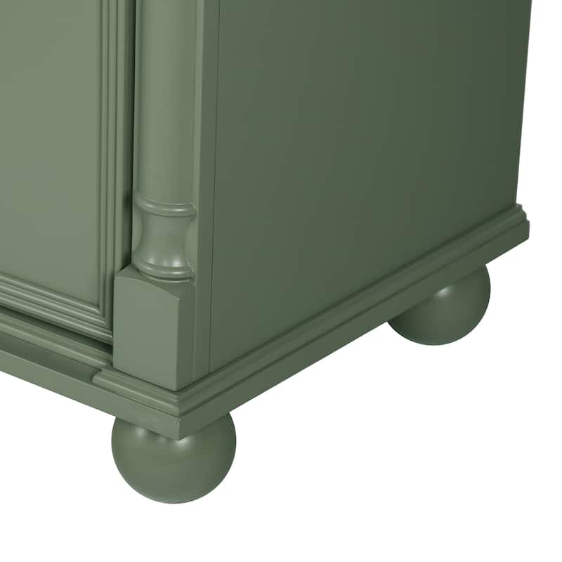 28-36 inch Transitional Single Bathroom Vanity with Ceramic Sink