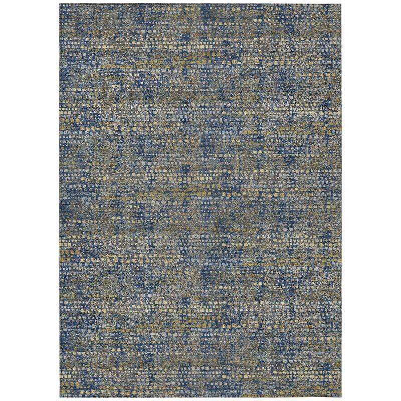 Machine Washable Indoor/ Outdoor Casual Kersey Chantille Rug
