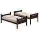 preview thumbnail 12 of 34, Luxury Twin-over-Twin Bunk Bed with Angled Ladder, White