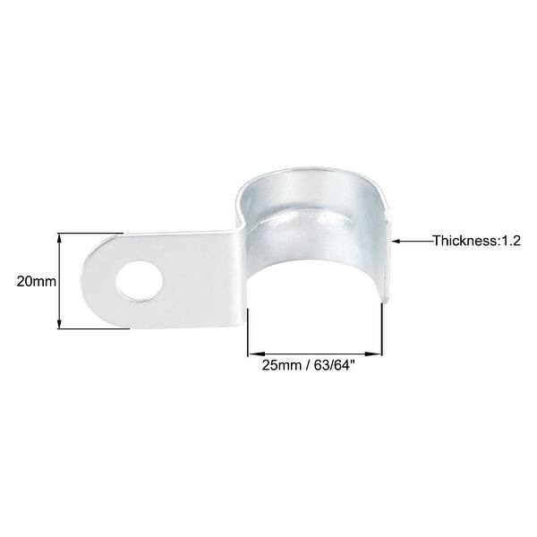 EMT One Hole Strap Pipe Strap Zinc-Plated Steel Reinforced Rib 10PCS ...