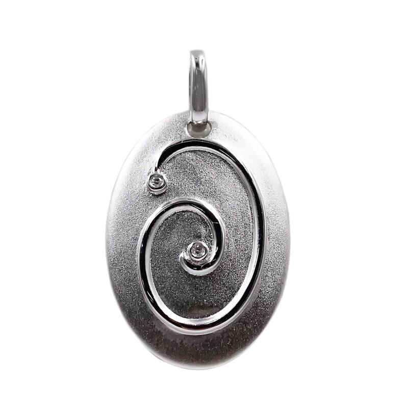 925 Sterling Silver Diamond Pendant