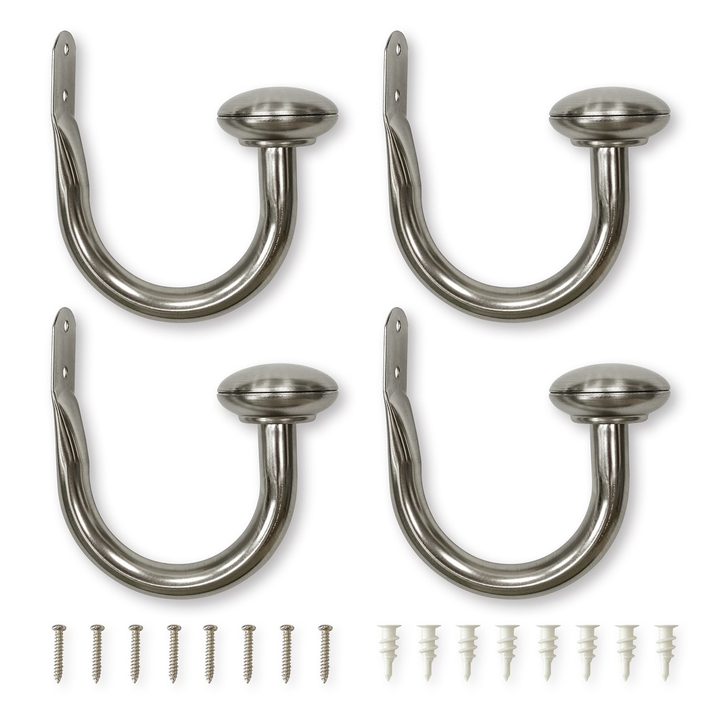 Lumi 3/4 in. Dia. Curtain Holdback (2-Pack / 4-Pack)