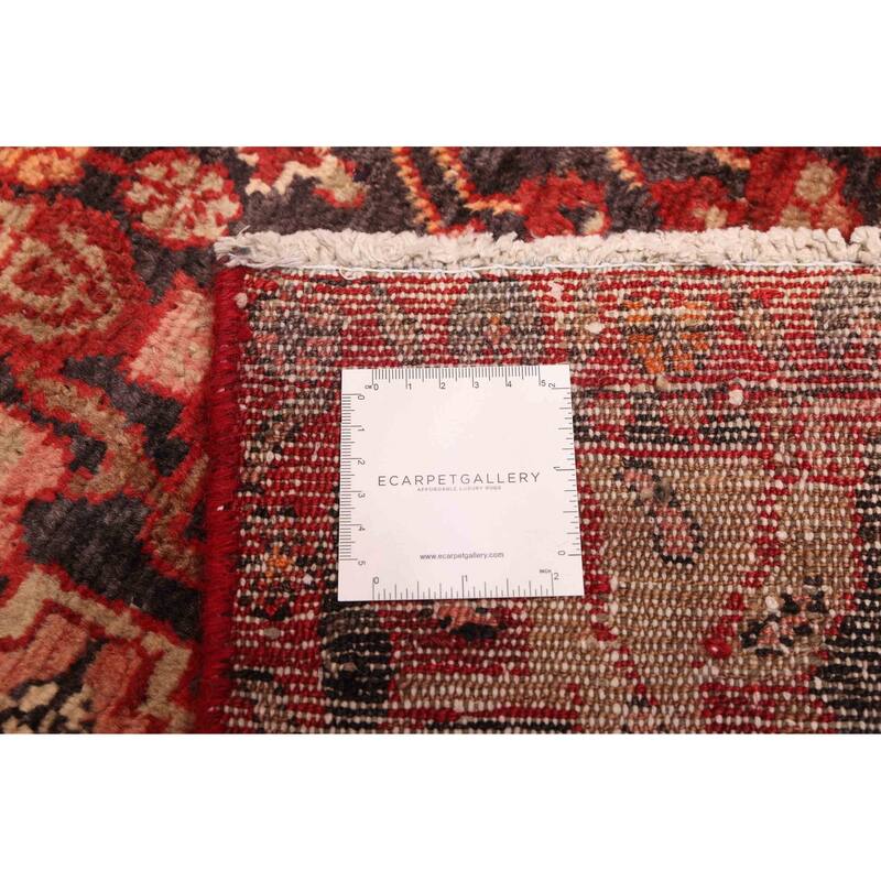 ECARPETGALLERY Hand-knotted Anadol Vintage Navy, Red Wool Rug - 4'5 x 6'11