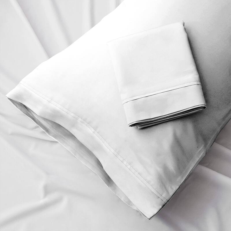 Purity Home 400TC 100% Cotton Super-Soft Pillowcase Set