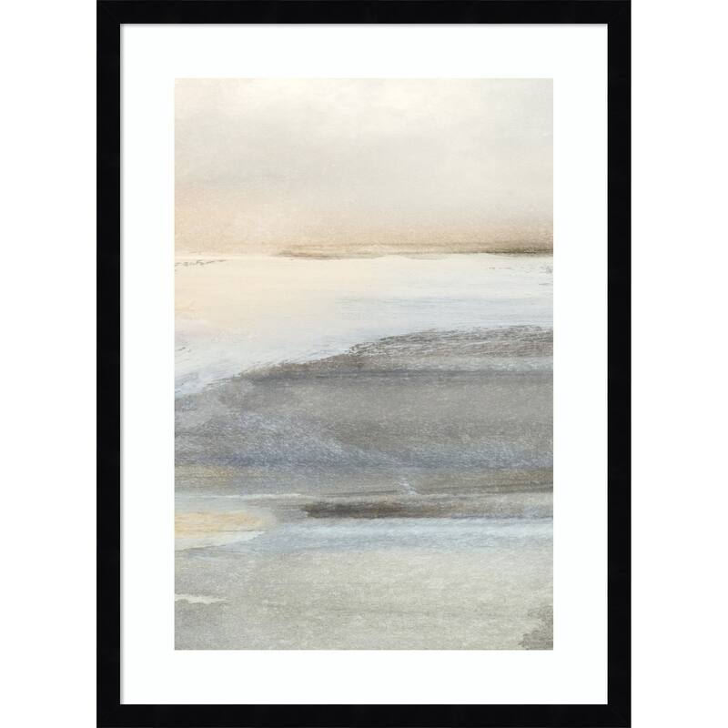 Land No. 3 by Dan Hobday Wood Framed Wall Art Print