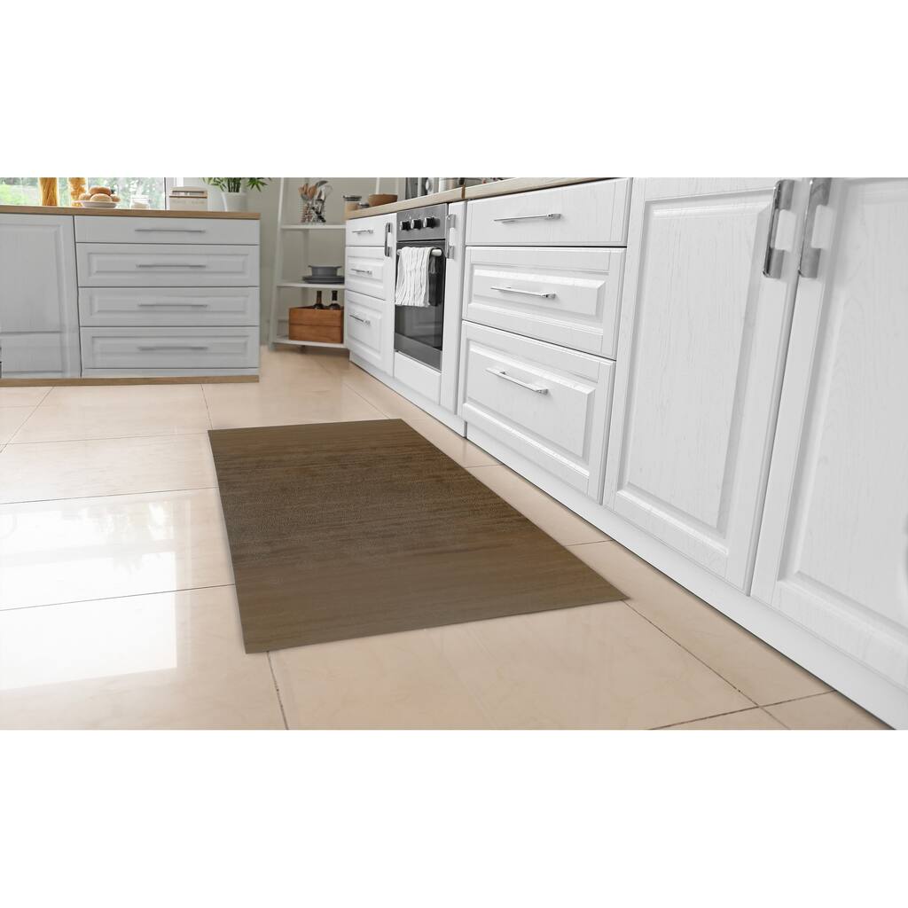 SPIRAL BROWN Kitchen Mat By Kavka Designs