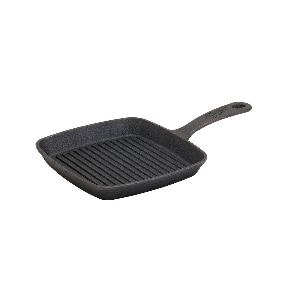 Cuisinel Cast Iron Skillet - 6-inch Frying Pan with Drip-Spouts -  Preseasoned Oven Safe Cookware - Indoor/Outdoor Use - Grill, Stovetop,  Broiler
