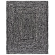 preview thumbnail 78 of 147, SAFAVIEH Georgine Handmade Braided Bohemian Cotton Rug 8' x 10' - Black/Ivory