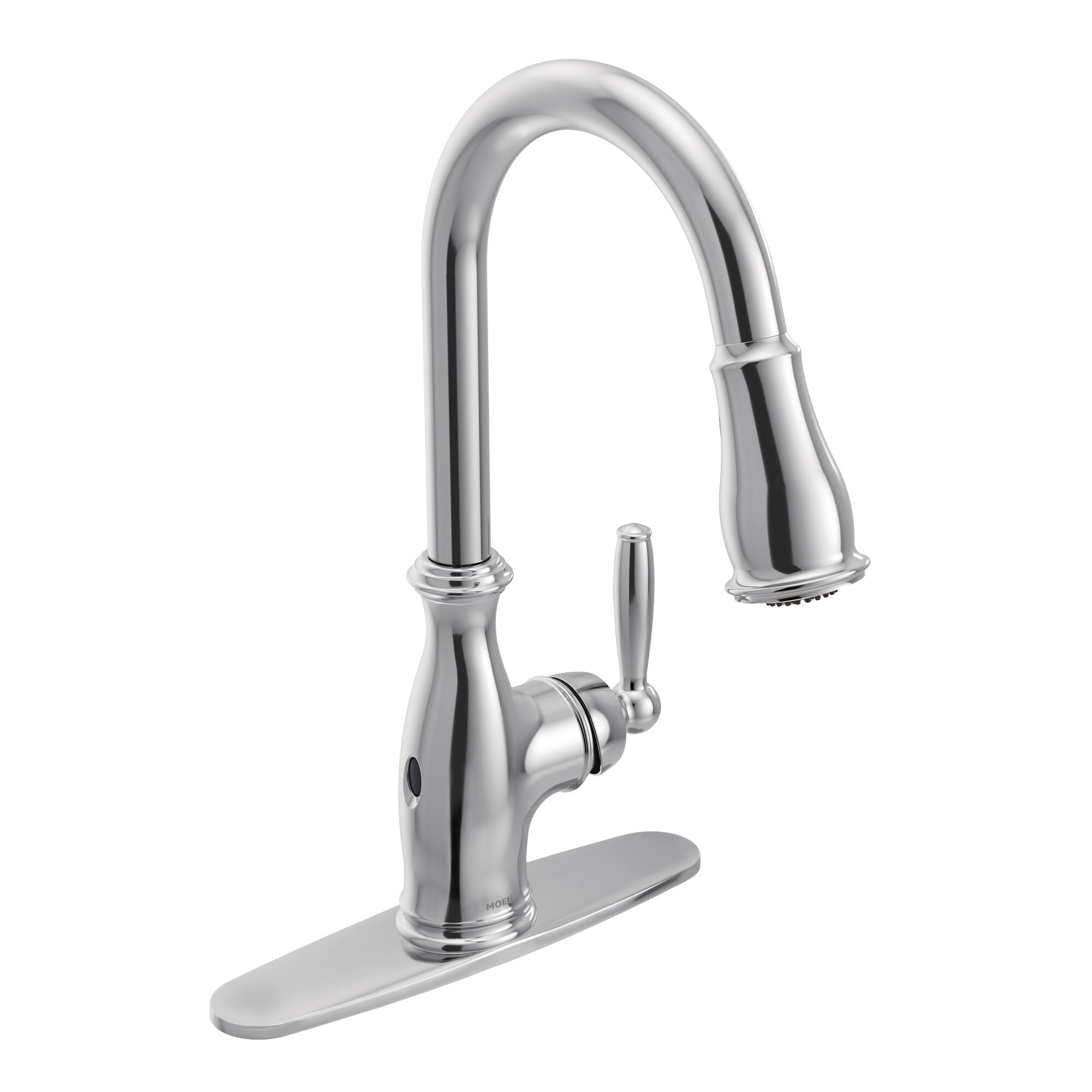 Moen Brantford 1.5 GPM Single Hole Pull Down Kitchen Faucet ...
