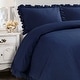 preview thumbnail 2 of 21, Lush Decor Reyna Ruffled Shabby-chic Comforter Set