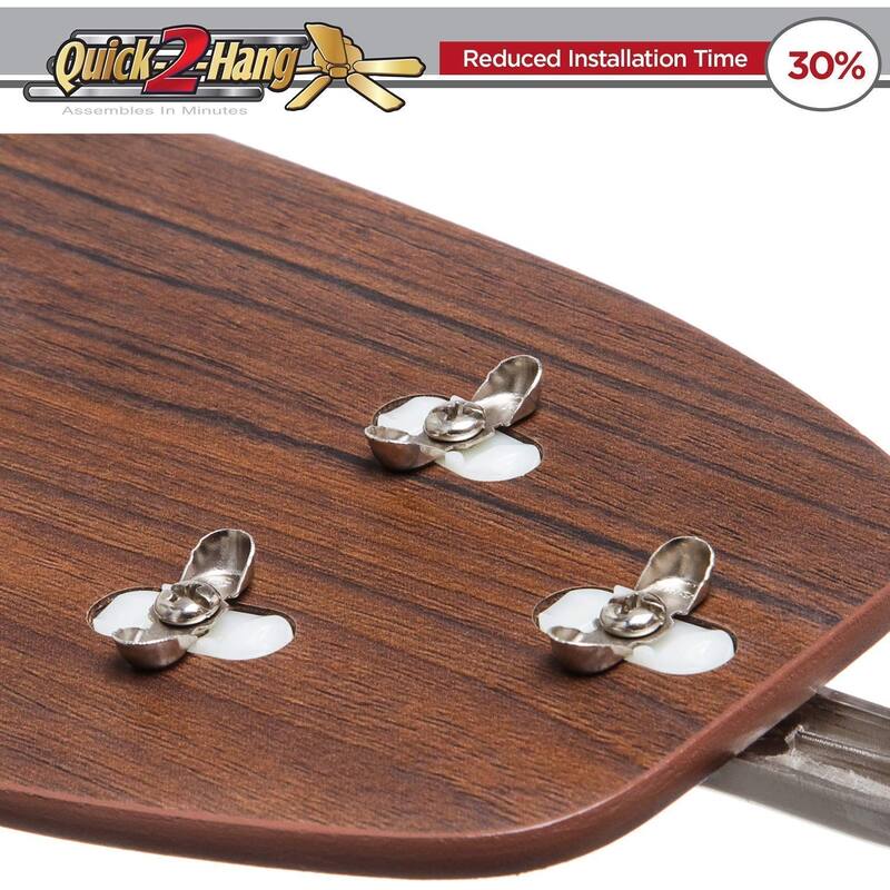 52" Honeywell Glen Alden Brushed Nickel Indoor Ceiling Fan, No Light, Pull Chain