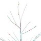 preview thumbnail 3 of 2, Kurt Adler 4-Foot Pre-Lit RGB Fairy LED White Birch Tree