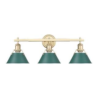 Golden Lighting 3306-BA3 BCB Orwell 3 Light 27" Wide Vanity Light