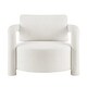 preview thumbnail 18 of 27, NPD Furniture Maisie Faux Shearling Accent Arm Chair