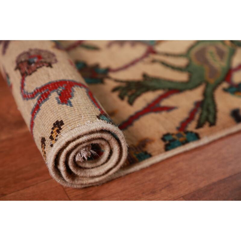 Animals Design Kazak Oriental Rug Handmade Wool Carpet - 2'0"x 3'0"