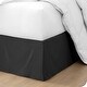 preview thumbnail 14 of 38, Bare Home Pleated Bed Skirt - 15-Inch Tailored Drop Easy Fit California King - Black