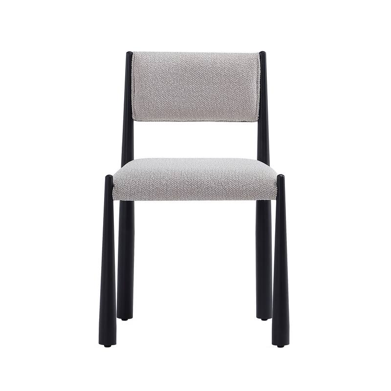 Manhattan Comfort Lennor Metal Boucle Side Chair Set of 2