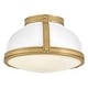 preview thumbnail 2 of 9, Hinkley Lighting 46351 Barton 2 Light 15" Wide Flush Mount Ceiling