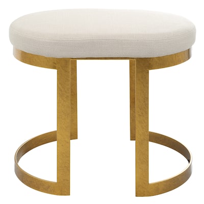 Uttermost Infinity Gold Accent Stool - 24"W x 20"H x 18"D