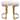 Uttermost Infinity Gold Accent Stool - 24"W x 20"H x 18"D