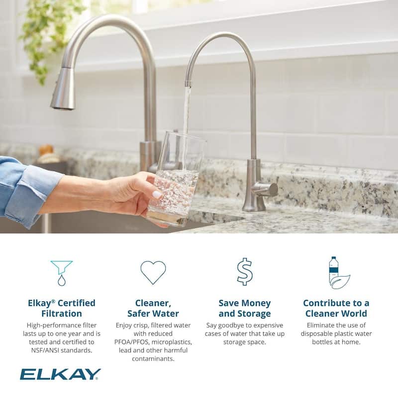 Elkay EWF3001 Quick-Connect DIY Universal Under Sink Filtration Kit