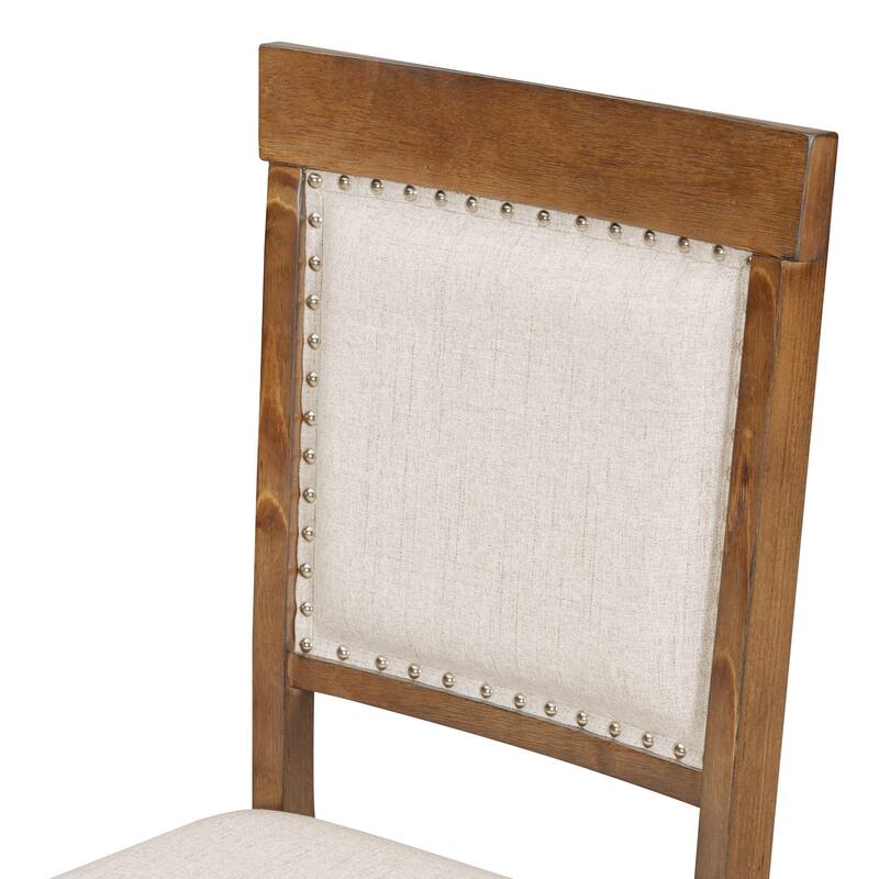 Extendable Table with a 16-inch Leaf and 4 Upholstered Chairs