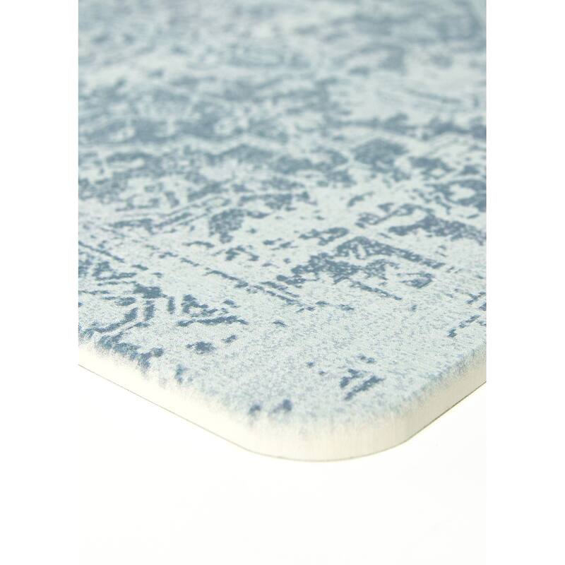 FloorPops Kilim Blue Stone Quick Drying Mat