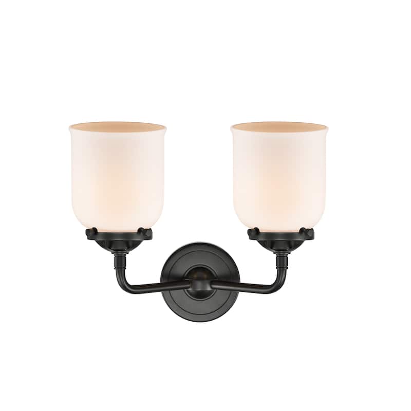 Innovations Lighting Small Bell 2 Light 13" Wide Bathroom Vanity Light