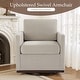 preview thumbnail 153 of 154, Set of 2 Modern Swivel Accent Armchairs Upholstered Arm Chairs