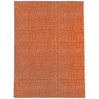 DOTS ABSTRACT TERRACOTTA Area Rug By Kavka Designs
