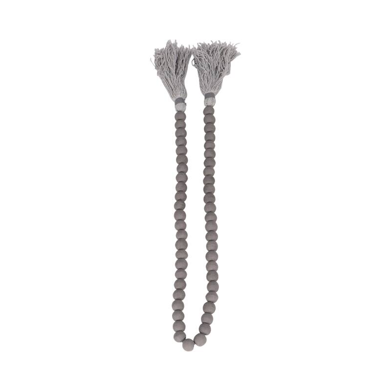 Handmade Decorative Beads Strand with Tassel Finish - 45" - 45.0"