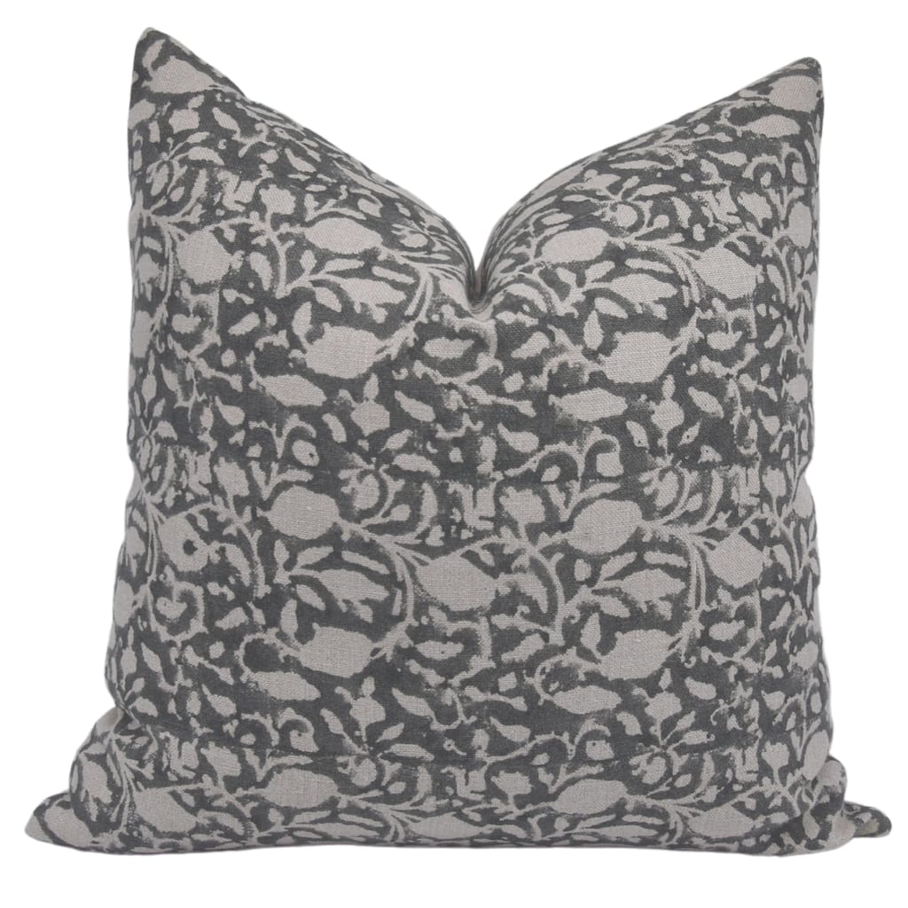 Fabdivine Linen Square Block print pillow Cover