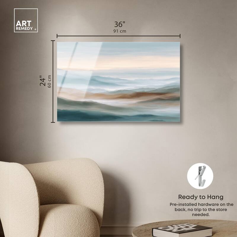 Nuance of the Range III Acrylic by Art Remedy, Ready to Hang