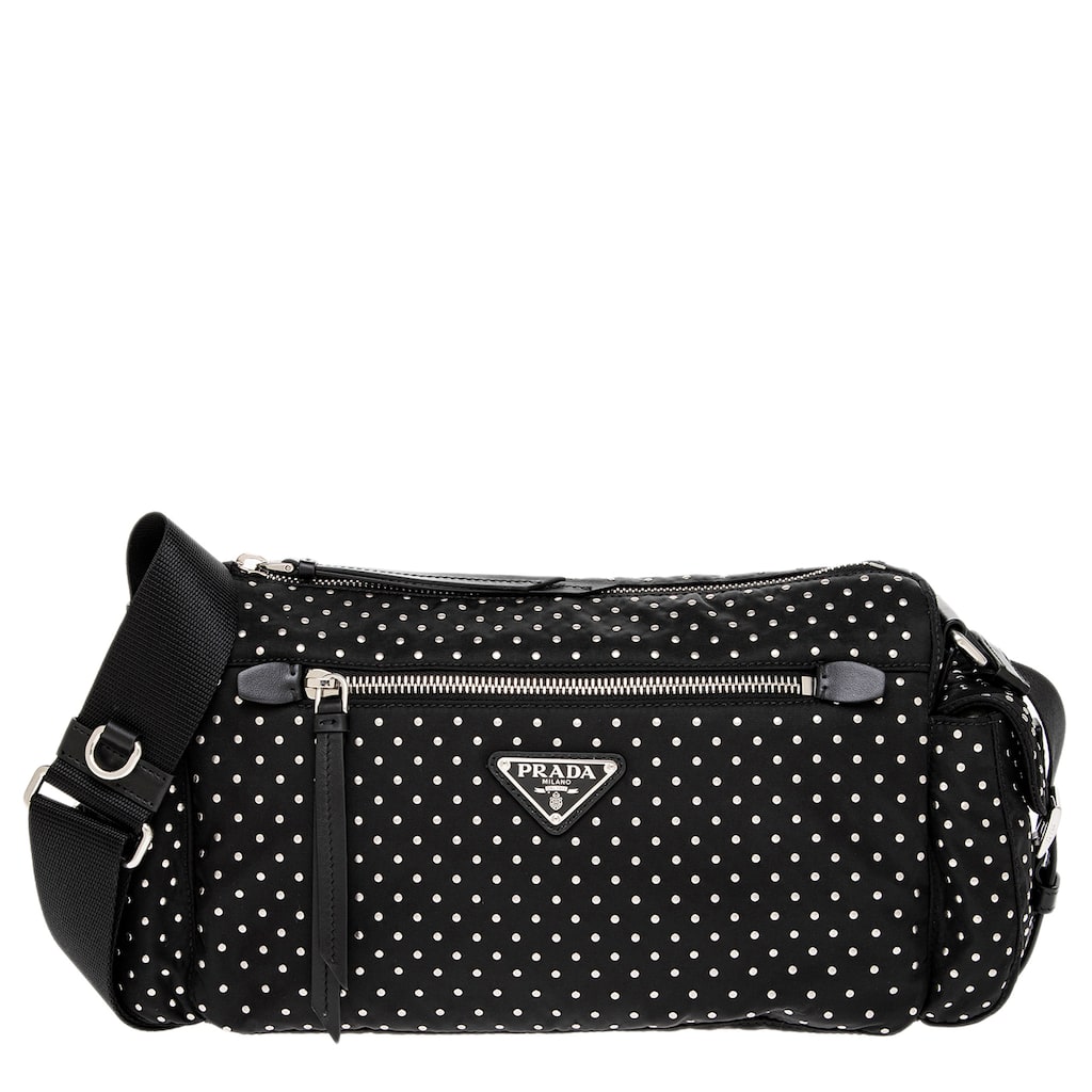 Prada Studded Shoulder Bag
