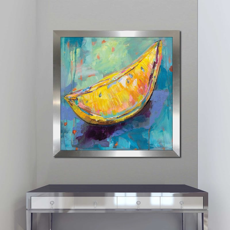 "Lemon Wedge" Print on Acrylic
