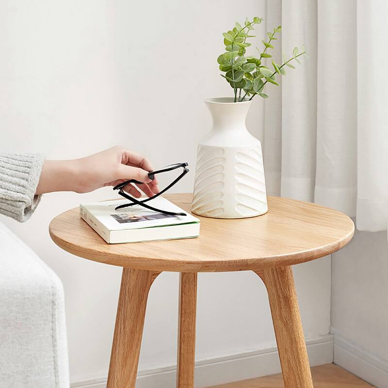 Round End Table- Small End Table Side Table Coffee Table Bedside Table Night Stand