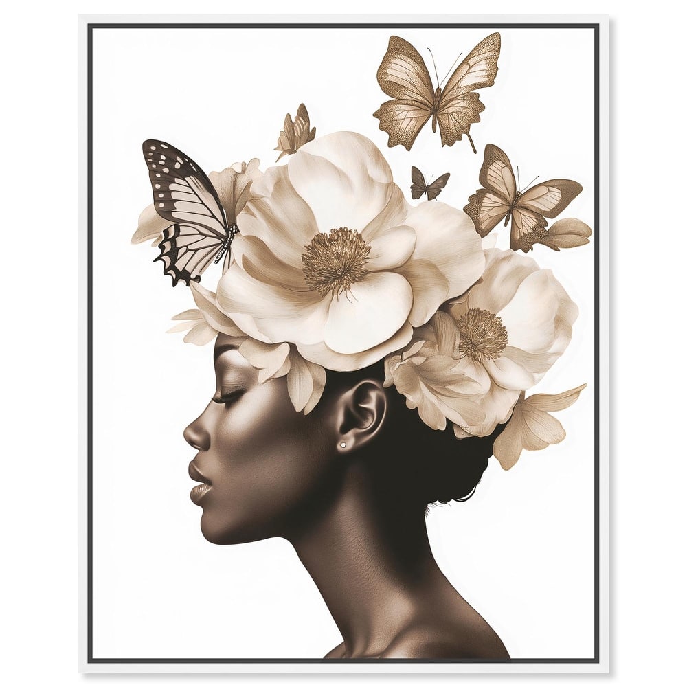 In Her Thoughts I Canvas by Art Remedy