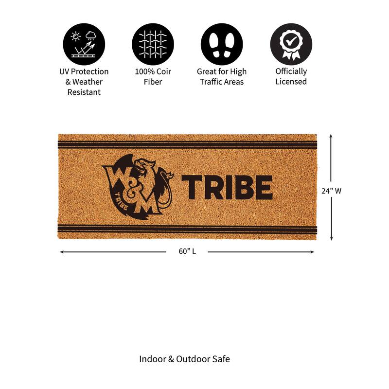 William & Mary Monochrome Indoor/Outdoor Coir Door Mat