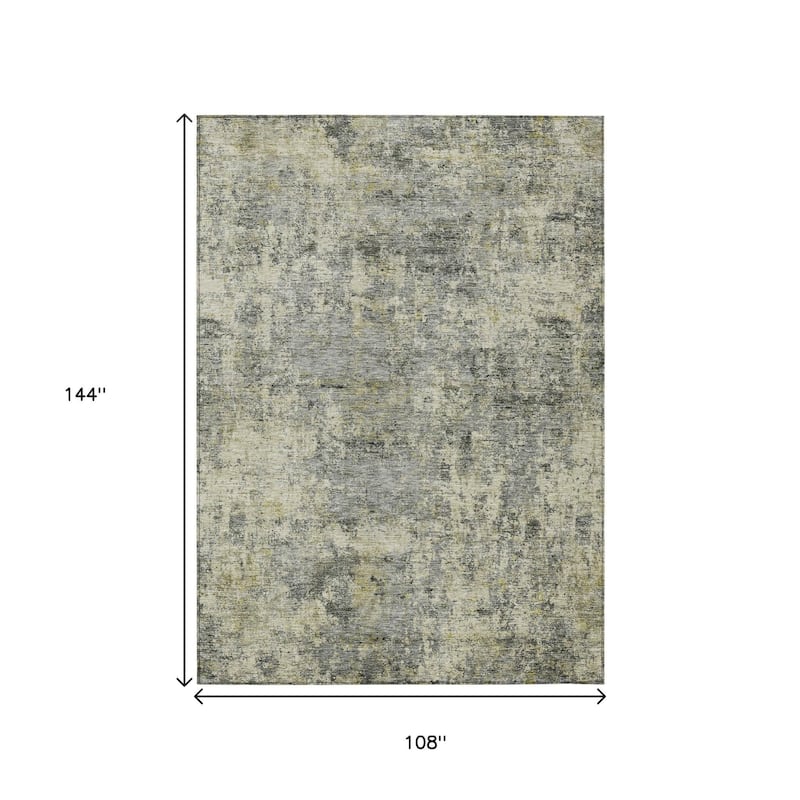 HomeRoots Abstract Transitional Rectangle Outdoor Rug