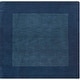 preview thumbnail 14 of 21, Hand Loomed Odessa Solid Bordered Tone-On-Tone Wool Area Rug