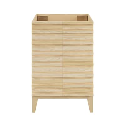 Cascade 24" Bathroom Vanity In Natural Oak - Cabinet