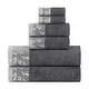 preview thumbnail 2 of 69, Superior Wisteria Cotton Floral Jacquard 6 Piece Bathroom Towel Set