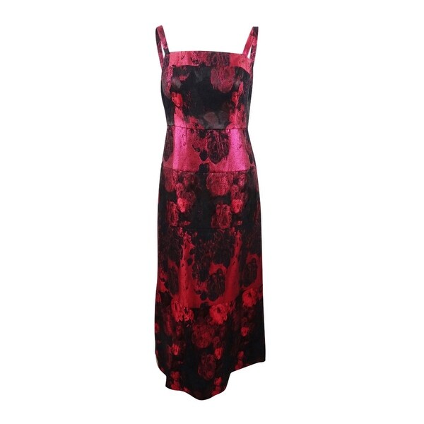 adrianna papell jacquard ball gown