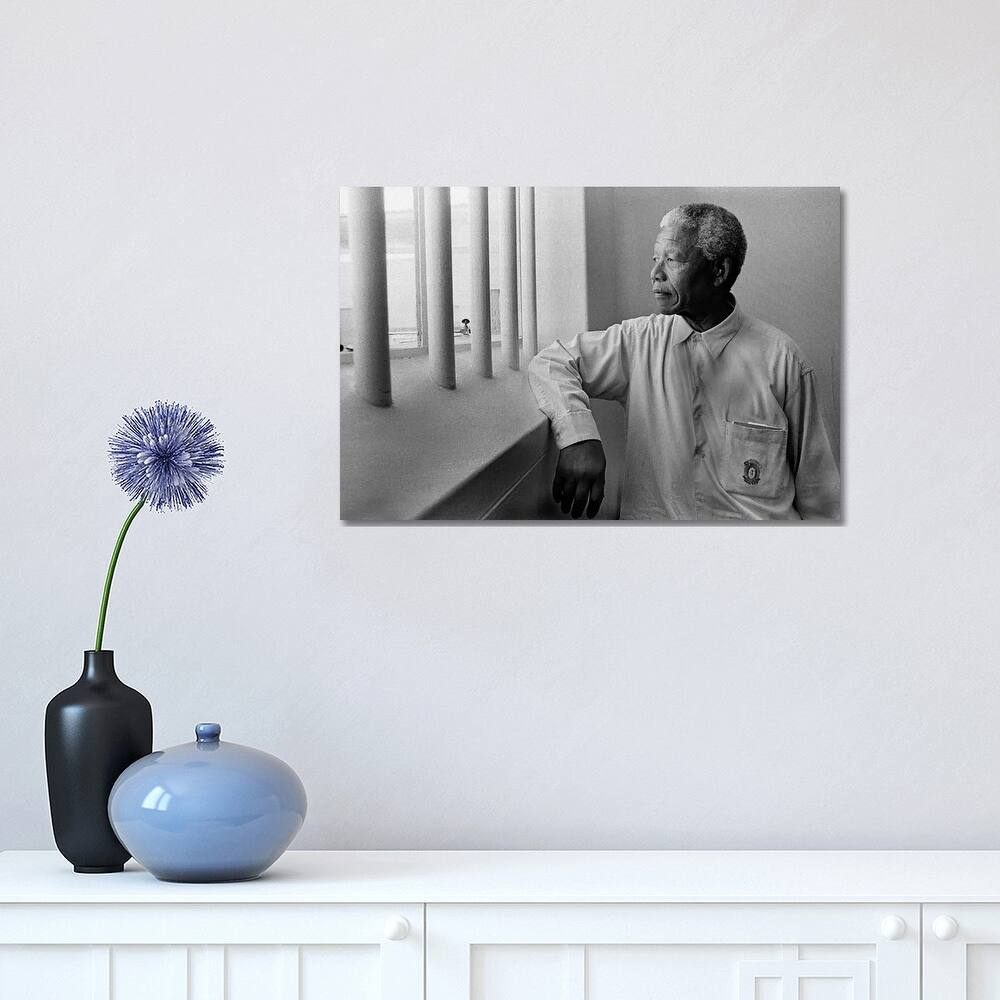 iCanvas "Nelson Mandela Portrait" by Unknown Artist Canvas Print