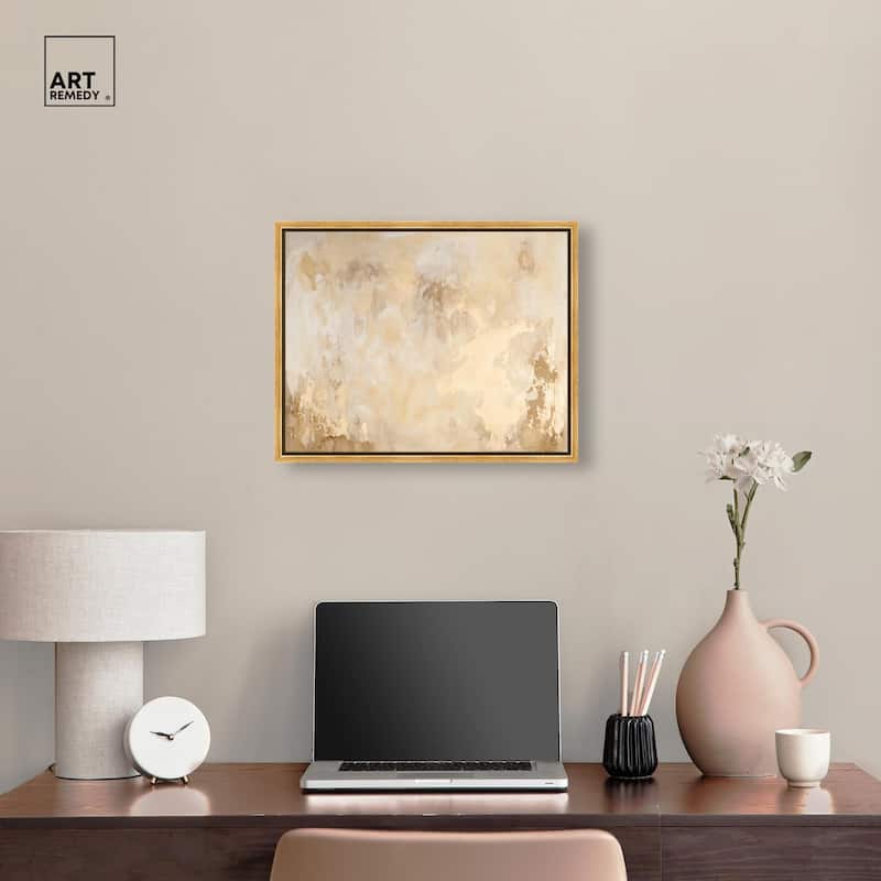 Sun Brust Gilding III Canvas by Art Remedy