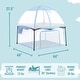 preview thumbnail 15 of 22, Dream On Me Ziggy Square Playard with Canopy