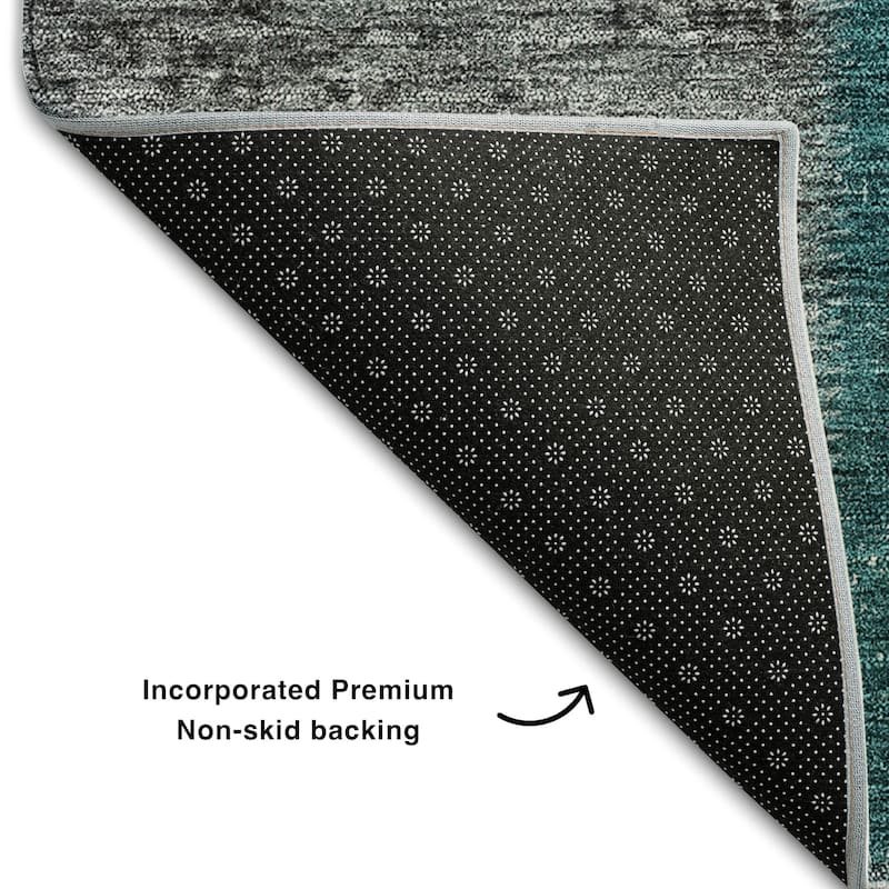 Premium Washable Super Soft Vintage Global Mayfield Rug