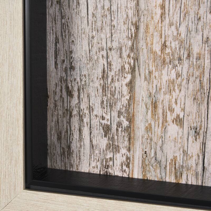 Wood Grain Sea Plant I Framed Art Print